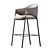 Elegant Euler Counter Stools 3D model small image 2