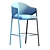 Elegant Euler Counter Stools 3D model small image 7