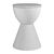 Stylish Hatten End Table: Compact Design & Lightweight 3D model small image 2