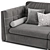 Modern Italian Sofa Get Back 3D model small image 3