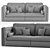 Modern Italian Sofa Get Back 3D model small image 5