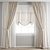 Polygonal Model Curtain 3D model small image 1