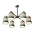 TRAZOS Adjustable Height Chandelier 3D model small image 5