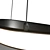 Sleek LED Pendant Light - 75cm Acrylic Dimmable 3D model small image 3