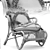 Vintage Fox Armchair by Viggo Boesen 3D model small image 7