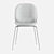 Beetle PU Stool Set: Sleek, Stylish, and Sturdy 3D model small image 6