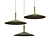 Modern LED Pendant Lamp with Conical Metal Shade | Lampatron 3D model small image 6