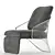 Sleek Armchair 3D model small image 2