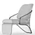 Sleek Armchair 3D model small image 6