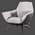 Modern and Elegant Florentina Armchair 3D model small image 2