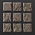 Stone Cube Panel - Classic Elegance for Any Space 3D model small image 1
