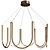 U-Shaped LED Chandelier Pendant Light 3D model small image 1