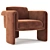Luxury Velvet Chair - Floria 3D model small image 1