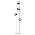 Elegant Brass Finish Pascal Floor Lamp 3D model small image 2