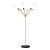 Elegant Antique Brass Gagnon Floor Lamp 3D model small image 1