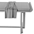 Elegant Ginza Upholstered Bench 3D model small image 6