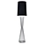 Eichholtz Holmes Nickel Floor Lamp 3D model small image 1