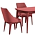 Mido Convertible Dining Set: Table & Chairs 3D model small image 6