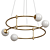 Maytoni Balance - Elegant Brass Pendant Light 3D model small image 1
