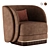 Ambrose 2013 Armchair: Elegant and Comfortable 3D model small image 1
