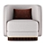 Ambrose 2013 Armchair: Elegant and Comfortable 3D model small image 3