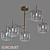 Eurosvet Jar Ceiling Chandelier 3D model small image 1