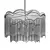 Elegant Arched Waterfall Chandelier 3D model small image 4