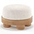 Luxurious Nomad Pouf: Velvet & Leather 3D model small image 6