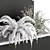 Snowy Outdoor Plant Box Set 3D model small image 4