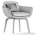 Elegant Danae Dining Chair: 2017 Version 3D model small image 4