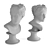 Elegant Venus Marble Bust 3D model small image 5