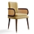 Modern Mid-Century Blakey Dining Chair 3D model small image 1