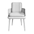 Modern Mid-Century Blakey Dining Chair 3D model small image 5