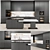 Modern Kitchen: Easy Edit & Color Change 3D model small image 1