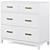 Kids Parke 4-Drawer Chest in Charcoal, Navy Blue, or White 3D model small image 4