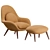 Swoon Lounge Chair & Ottoman Set 3D model small image 2