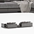 Modular Minotti Connery Sofa: Stylish and Versatile 3D model small image 6