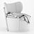 Adriana Hoyos Rumba Swivel Chair 3D model small image 7