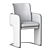 Modern ODISSEIA Chair: Sleek & Stylish 3D model small image 6
