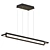 Mondrian LED Linear Suspension: Modern Illuminating Elegance 3D model small image 2