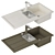 Modern Blanco Sink with Faucet: 6 Colors, Unwrapped, PBR & 4K textures 3D model small image 4