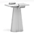 Paw Side Table: Sleek Aluminum and Glass Design 3D model small image 2