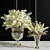 Elegant Lilac Flower Set 3D model small image 3