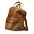 Camel Brown Bag - Stylish and Spacious Handbag 3D model small image 1