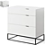 Plano Chest of Drawers and Bedside Table Set 3D model small image 1