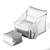 Cozy Comfort: Bean Bag Icon Milano 3D model small image 4