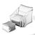 Cozy Comfort: Bean Bag Icon Milano 3D model small image 12