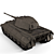 Authentic Panzer Tank Model Kit 3D model small image 5