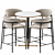 Elegant Oleandro Metal Bar Table: Perfect for Stylish Spaces 3D model small image 2