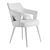 Elegant Oak Dining Chair 3D model small image 4